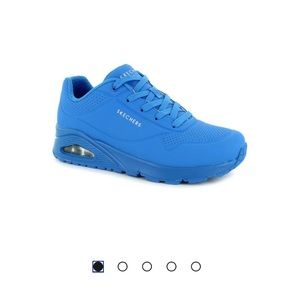 I have the blue, green, and pink Skechers. All barely worn.